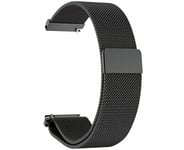 Bracelet 22 mm Milanese made of Metal for Huawei Watch Smartwatch in Black