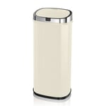 Morphy Richards 50 Litre Cream Square Sensor Bin