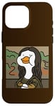 Coque pour iPhone 16 Pro Max Portrait drôle de canard Lisa, canard hilarant Mona Lisa Art Humour