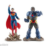 DC Comics pack 2 figurines Justice League Superman vs. Darkseid 10 cm Schleich-