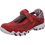 Allrounder Confortable Baskets Pra ANDAR Femme NIRO Nubuck Rouge Talla 38