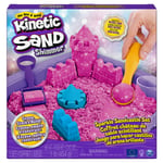 Kinetic Sand Shimmer, Coffret Château de sable scintillant avec 453 g de scintil