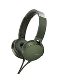 SONY headphone deep bass model MDR-XB550AP green MDR-XB550AP G F/S w/Tracking#