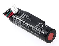 CS-LOS600SL Batteries 2200mAh Compatible avec [Logitech] UE Roll, UE Roll 1, UE Roll 2, UE Roll Ears Boom, WS600, WS600BL, WS600VI remplace 533-000122, Compatible avec T11715170SWU