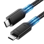 Câble USB4, avec Cable Thunderbolt 4, de Données 40Gbps, 8K@60Hz Display, câble USB C vers USB C PD 240 W PD3.1 pour Thunderbolt 4/3, USB4/3, iPhone 15 Pro, SSD, eGPU,1m