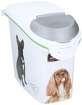 Plastic 15lt 6kg Dog Dry Food Storage Container Box Dispenser