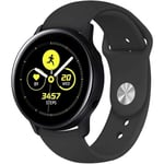 Samsung Galaxy Watch Active 2 Slitstark Silikon Armband Walkr Svart