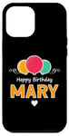 iPhone 12 Pro Max Happy Birthday saying Mary Case