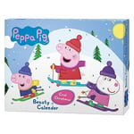 KTN- Peppa Pig Bain et Le Plaisir, Cool Christmas, Calendrier de l'avent rempli de Produits cosmétiques et de Soins, 22297000, Multicolore