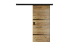 Werdi Plus Skyvedør 100 cm - garderobe Natur