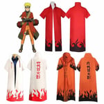 Anime Naruto Cosplay Cloaks Hokage Namikaze Minato Uniform Cake - Perfet Orange S