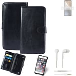 CASE FOR Motorola Moto G32 FAUX LEATHER + EARPHONES PROTECTION WALLET BOOK FLIP 