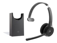 Cisco Headset 721 - Micro-casque - sur-oreille - Bluetooth - sans fil - noir de charbon - Cisco Webex Certified