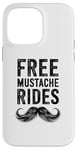 Coque pour iPhone 14 Pro Max Free Moustache Rides Moustache Face Sitting