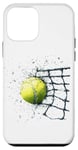 Coque pour iPhone 12 mini Balle de tennis dans le filet pour les joueurs de tennis