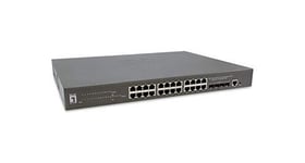 Levelone switch hdmi gtp2871 commutateur poe 28 ports l3 lite managed gigabit poe