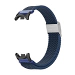 Vävt nylon klockarmband för Xiaomi Mi Band 8/9 Blå