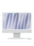 Apple Imac (M4, 2024) 24 Inch With Retina 4.5K Display, Nano-Texture Glass, 10-Core Cpu And 10-Core Gpu, 256Gb Ssd - Silver - Imac + Microsoft 365 Family 1 Year