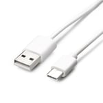 Huawei LX-1289 USB Type C-kabel, hvit, bulk