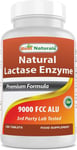 Best Naturals Lactose Intolerance Relief Tablets with Natural Lactase 180 Count