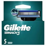 Partakoneen päät Gillette Mach 3, 5 kpl. x 2 kpl.