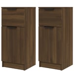 Tall Slim Cabinet Narrow Bathroom Cupboard Bedside Unit Shoes Storage End Table