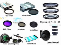 Kit de filtre pour appareil photo Panasonic Lumix FZ330 FZ300 FZ200 FZ150 FZ100 FZ60 FZ62 FZ48 FZ47 FZ45 FZ40 - Type 52mm