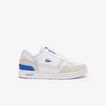 Lacoste Womenss T-Clip Trainers in White blue - Size UK 5