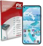 atFoliX 3x Screen Protector for Google Pixel 5 Protective Film clear&flexible