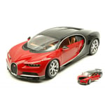 [FR] Burago BUGATTI CHIRON 2016 RED/BLACK 1:18 - BU11040R