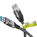 Goobay USB-A 3.0 til RJ45 Ethernet kabel - 1,5m