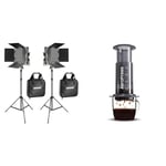 NEEWER 2 Pieces Bi-color 660 LED Video Light and Stand Kit & AeroPress Coffee and Espresso Maker - Quickly Makes Delicious Coffee Without Bitterness