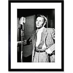 Wee Blue Coo Vintage Photo Singer Frank Sinatra New York Wall Art Print