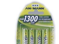 Ansmann Accu, Aa, 1300 Mah, Aa / Hr6, Nickel-Metallhydrid (Nimh), 1,2 V, 1300 Mah, Silver