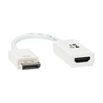 TRIPP LITE DisplayPort 1.2 to HDMI Active Converter  DisplayPort to HDMI (M/F)  4K x 2K (3840 x 2160) @ 60 Hz  HDCP 2.2  6 in - videokonverter - svart