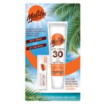 Malibu Sun Face Cream & Lipbalm SPF30 Blister Duo Vit