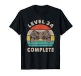 34th Wedding Anniversary 34 Year Him & Her Level 34 Complete T-Shirt