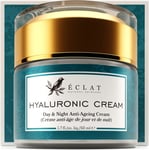 Hyaluronic Acid Face Cream - Hyaluronic Acid with Retinol, Vitamin C & E - Face