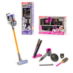 ODS - Dyson Kit Jouet avec aspirateur V8 + sèche-Cheveux Supersonic + Fer à Cheveux corrale, Accessoires Inclus, âge recommandé +3 Ans