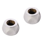 Chouquet schÃ¼ berwurf kompressionskoppling-3 / 8''x 8mm-Set med 2 för kopparrör Förkromad krananslutning, 16214 2