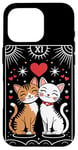 iPhone 16 Pro Tarot Card Mystic Cats | The Lovers Valentines Day Couples Case