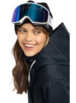 ROXY Storm - Snowboard/Ski Goggles for Women - Snowboard/Ski Goggles - Women, One Size, Bright White