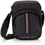 Tommy Hilfiger Sac à Bandoulière Homme Mini Reporter Petit, Noir (Black), Taille Unique