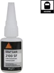 Lock 2100 SF, Transparent, Colle Superglue Surpuissante Instantanée Ultra Résistante. Ne coule pas, séchage rapide. Multisupports : cuir, papier, bois, plastique, métaux, caoutchouc. Flacon 20g