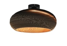 Domoletti Ceiling Light Paper E27 Brown/Black