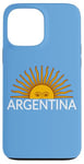 Coque pour iPhone 13 Pro Max Drapeau de l'Argentine - Soleil de l'Argentine - Maillot de sport