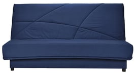 Banquette clic clac COMFORT BULTEX YANIS 2 coloris bleu nuit