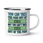 Personalised You Can Take The Man Out Of Enamel Mug Cup Funny Birthday Friend