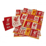 Liverpool FC 2 Pack Gift Wrap Paper 70cmx50cm Official Merchandise NEW UK