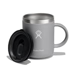 HYDRO FLASK - Travel Coffee Mug 354 ml (12 oz) - Vacuum Insulated Stainless Steel Travel Mug with Handle and Press-In Lid - BPA-Free - Birch